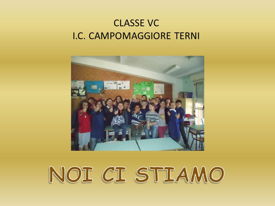 CLASSE VC I.C. CAMPOMAGGIORE TERNI