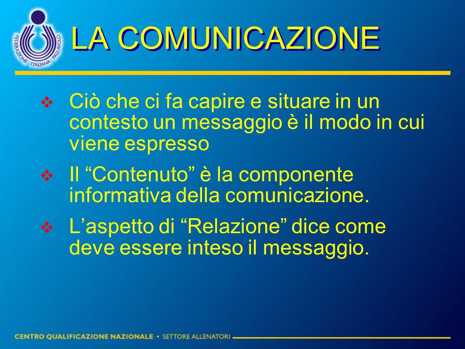 LA COMUNICAZIONE Ciò che ci fa capire e situare in un contesto un messaggio è il modo in cui viene espresso.