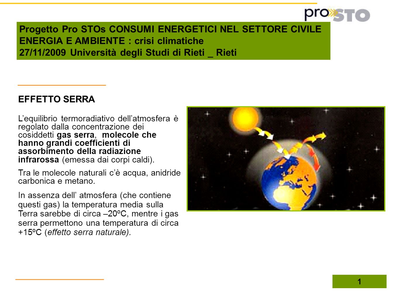 27/11/2009 Università degli Studi di Rieti _ Rieti
