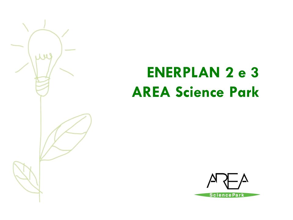 ENERPLAN 2 e 3 AREA Science Park