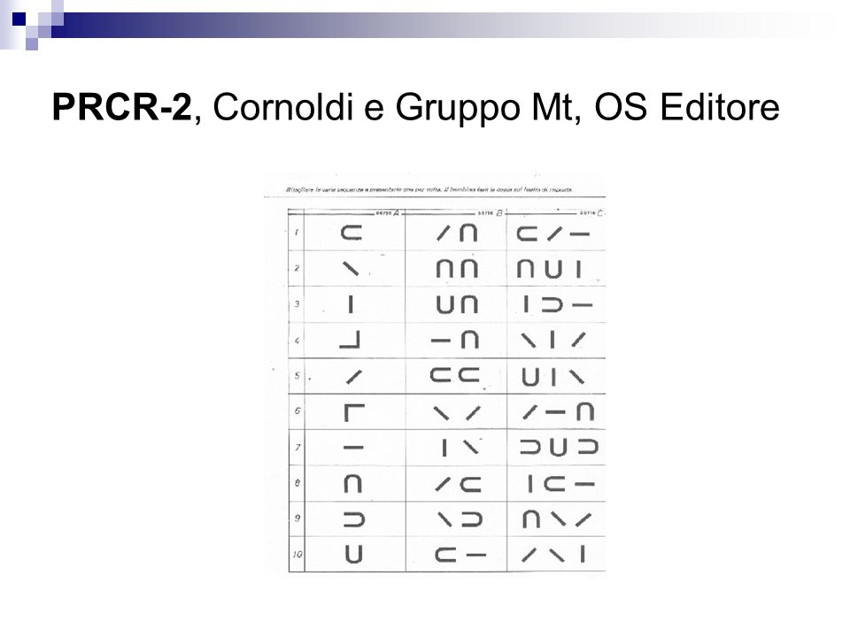 PRCR-2, Cornoldi e Gruppo Mt, OS Editore