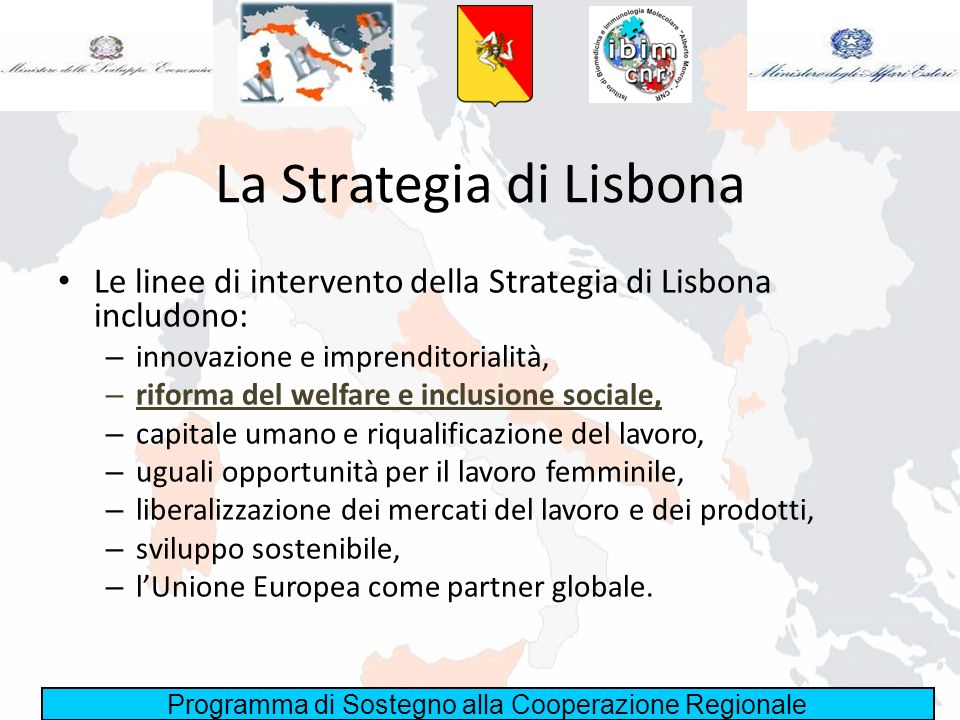 La Strategia di Lisbona