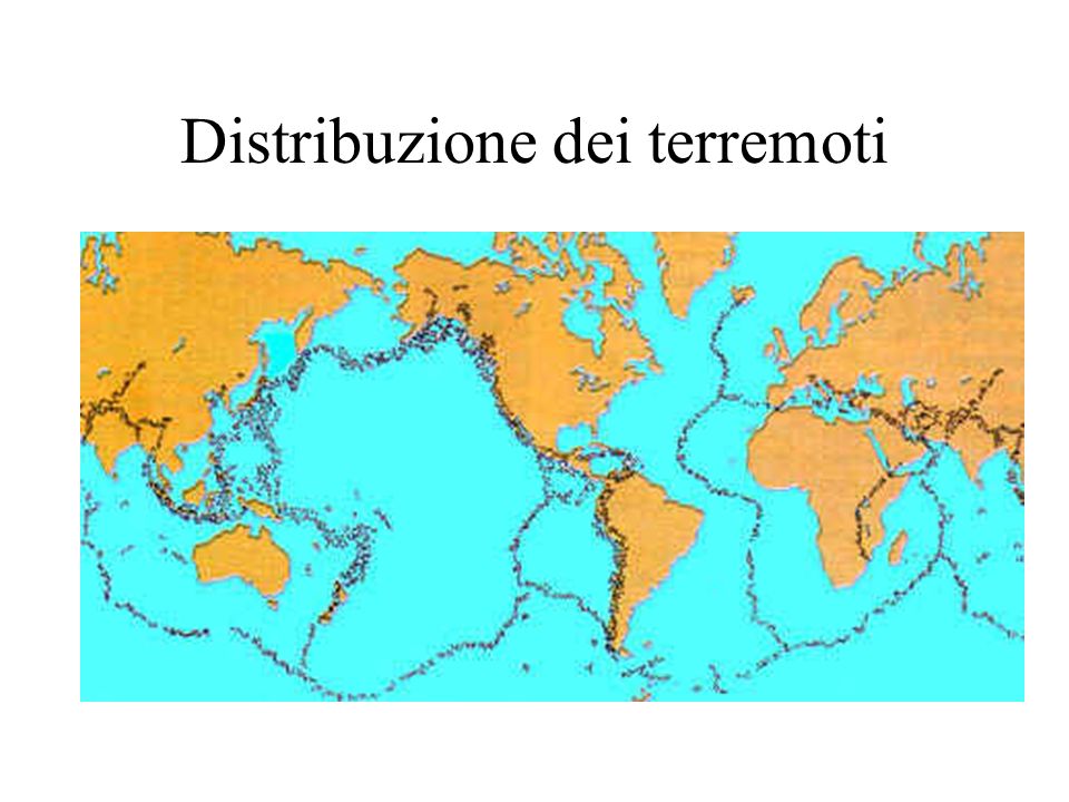 Distribuzione dei terremoti