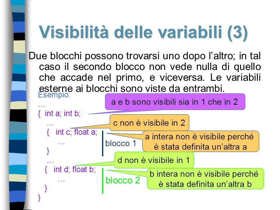 Visibilità delle variabili (3)