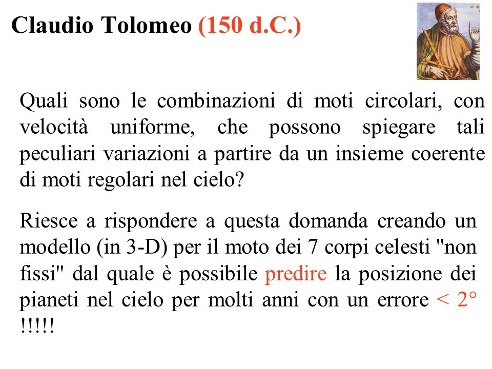 Claudio Tolomeo (150 d.C.)