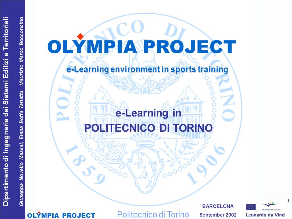 e-Learning environment in sports training