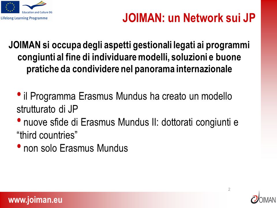 JOIMAN: un Network sui JP
