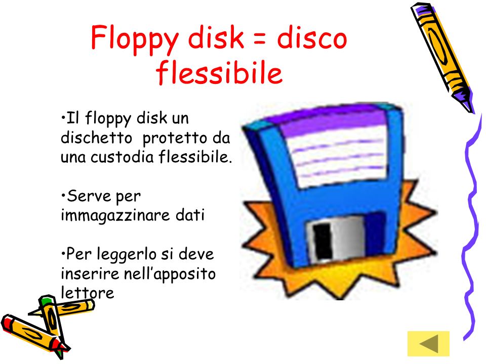 Floppy disk = disco flessibile