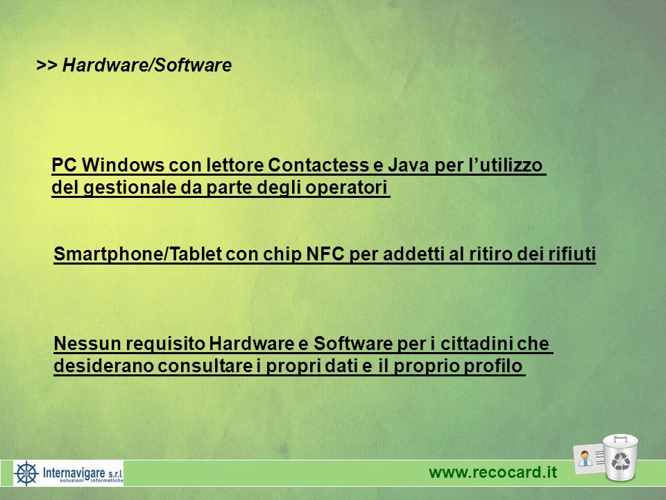 >> Hardware/Software