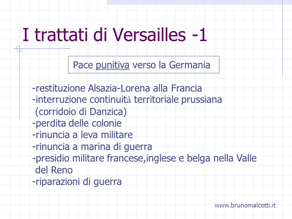 I trattati di Versailles -1