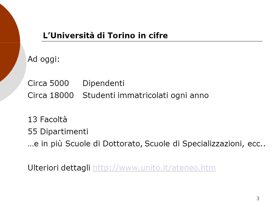 L’Università di Torino in cifre