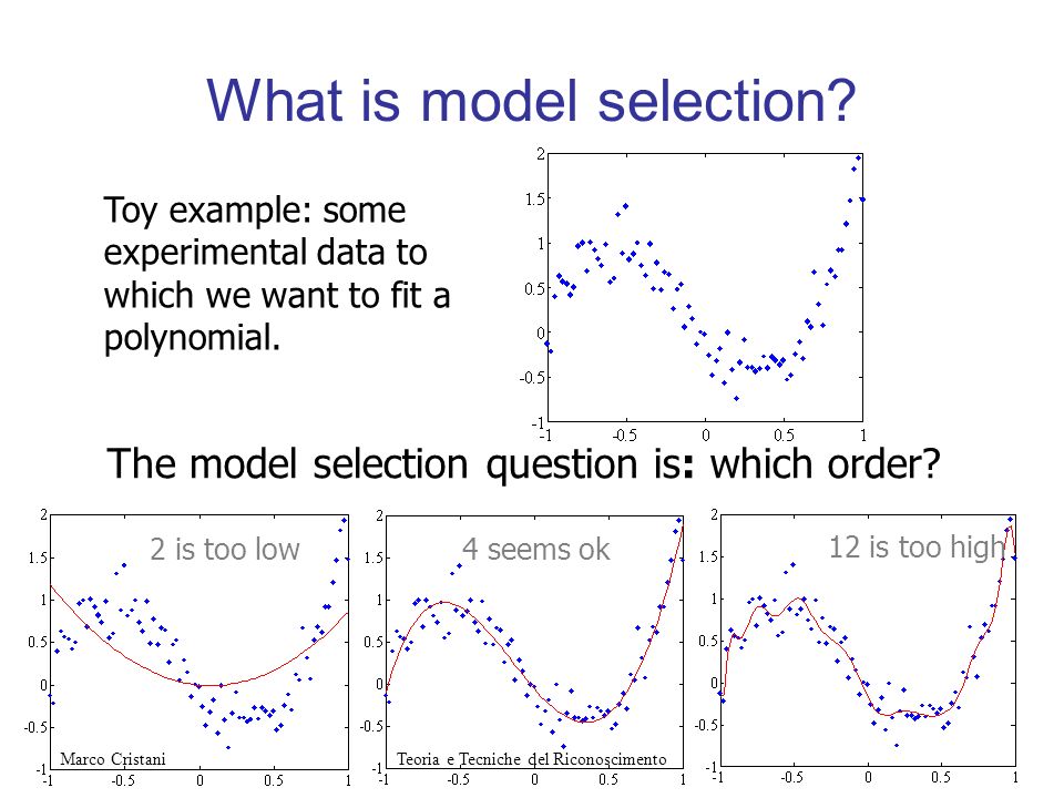 What is model selection