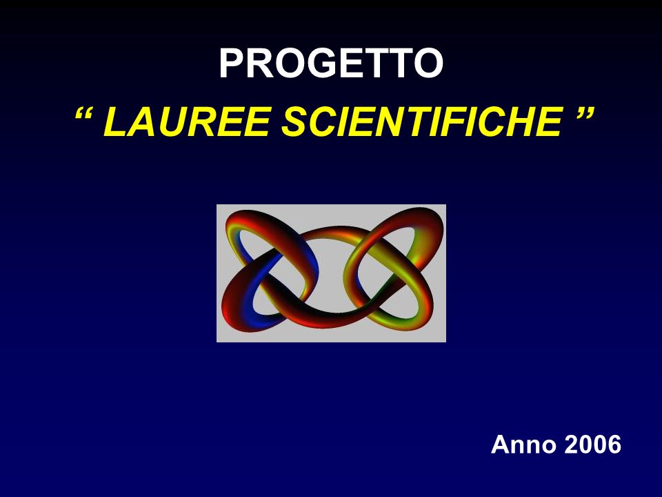 LAUREE SCIENTIFICHE