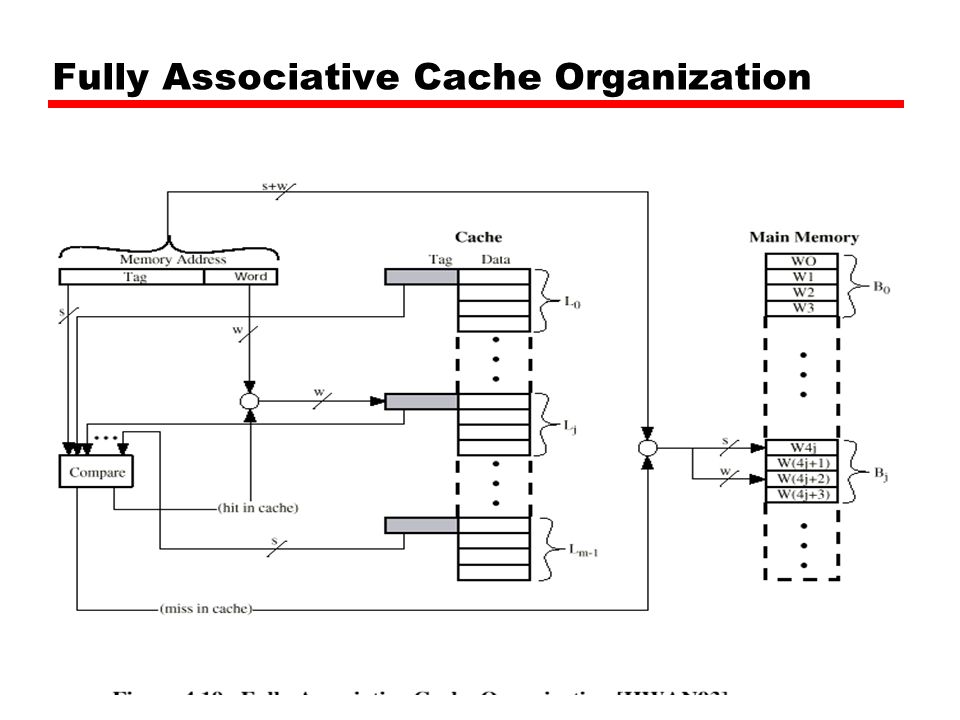 Fully Associative Cache Organization