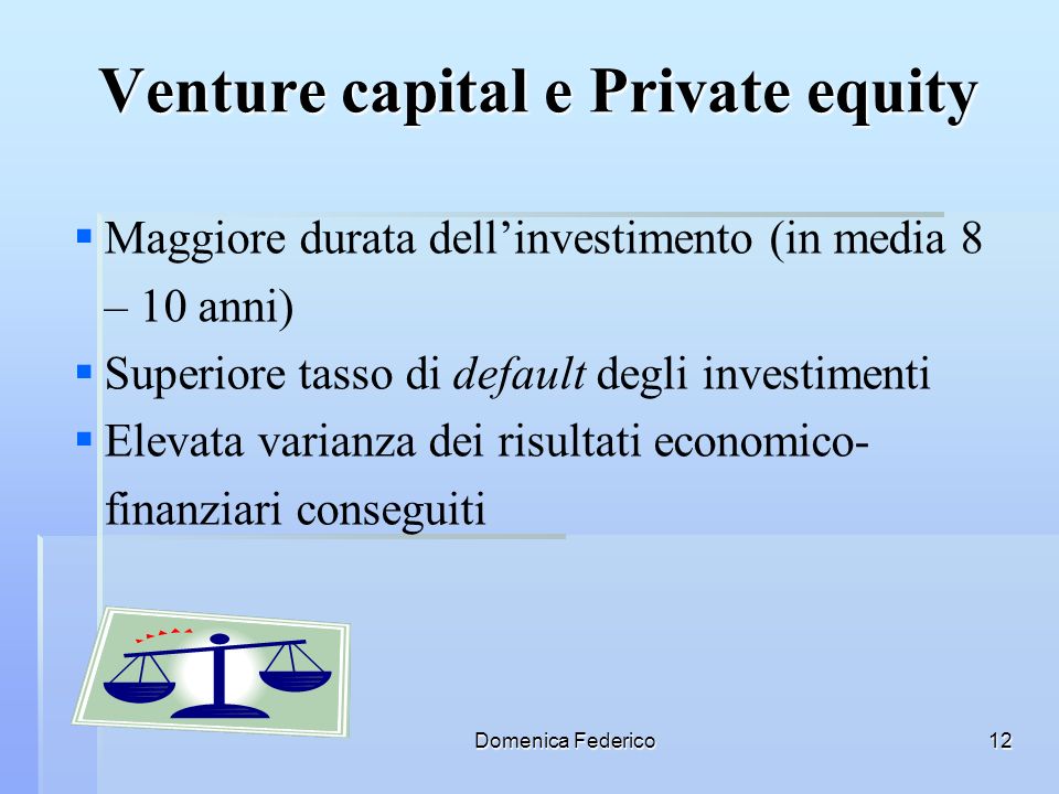 Venture capital e Private equity