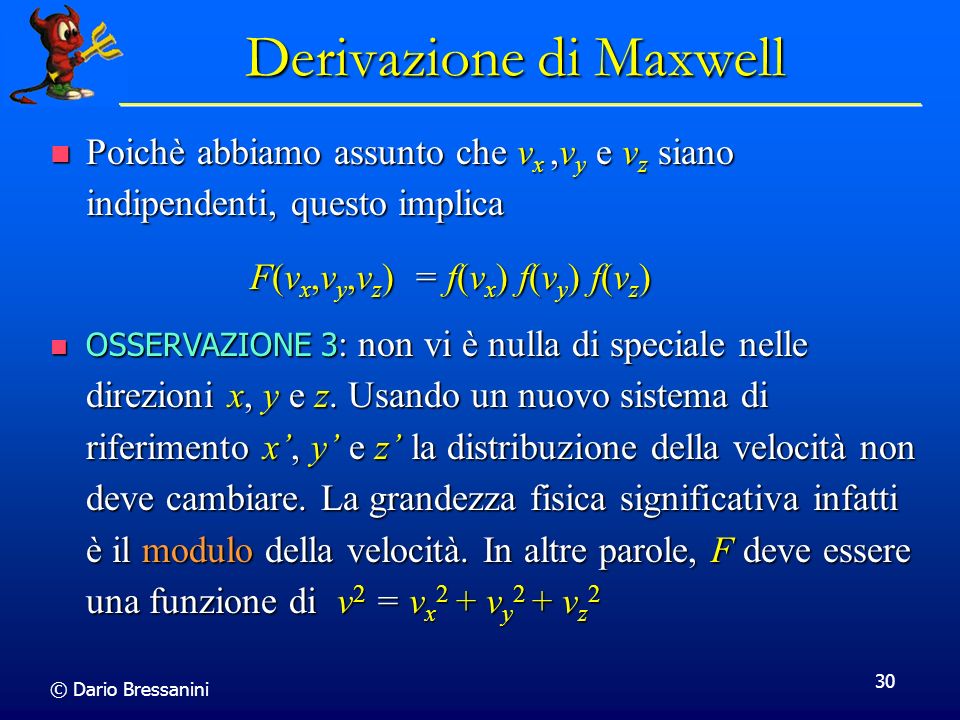 Derivazione di Maxwell