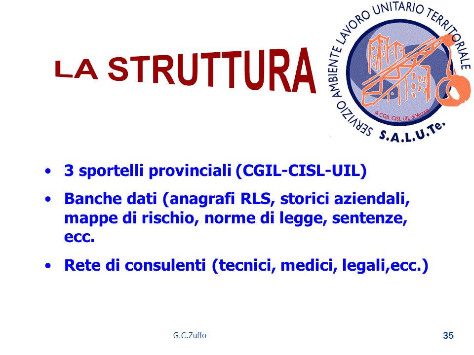3 sportelli provinciali (CGIL-CISL-UIL)