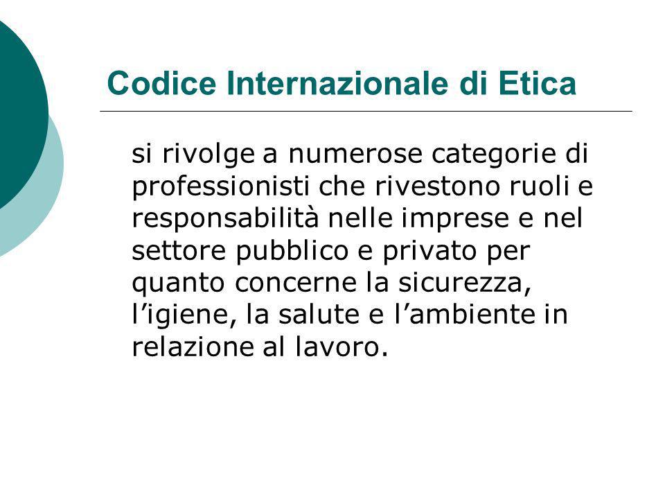 Codice Internazionale di Etica