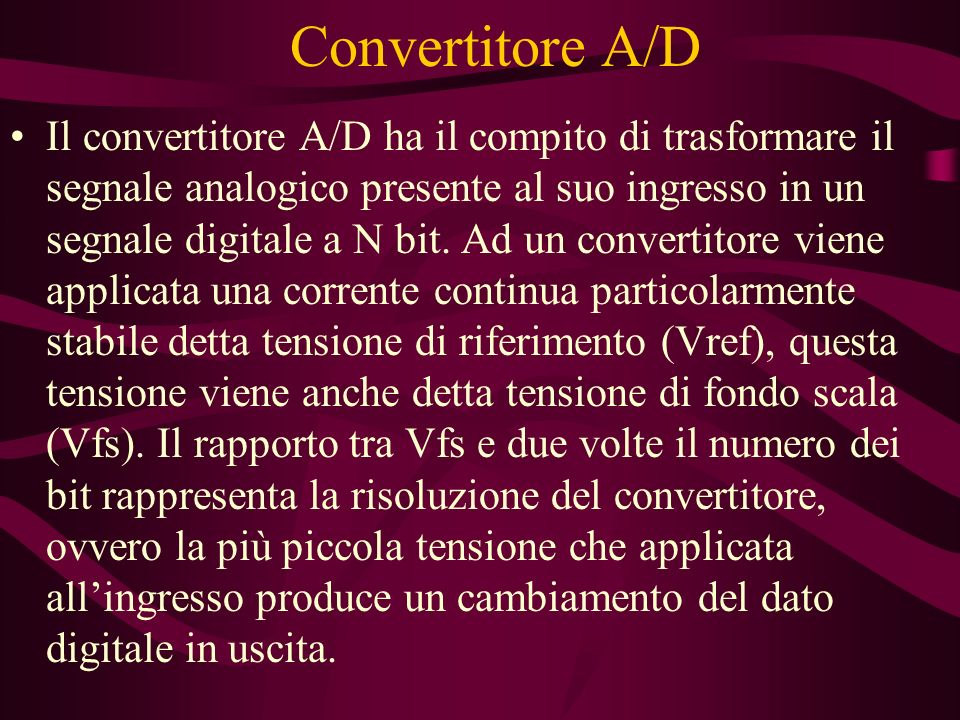 Convertitore A/D
