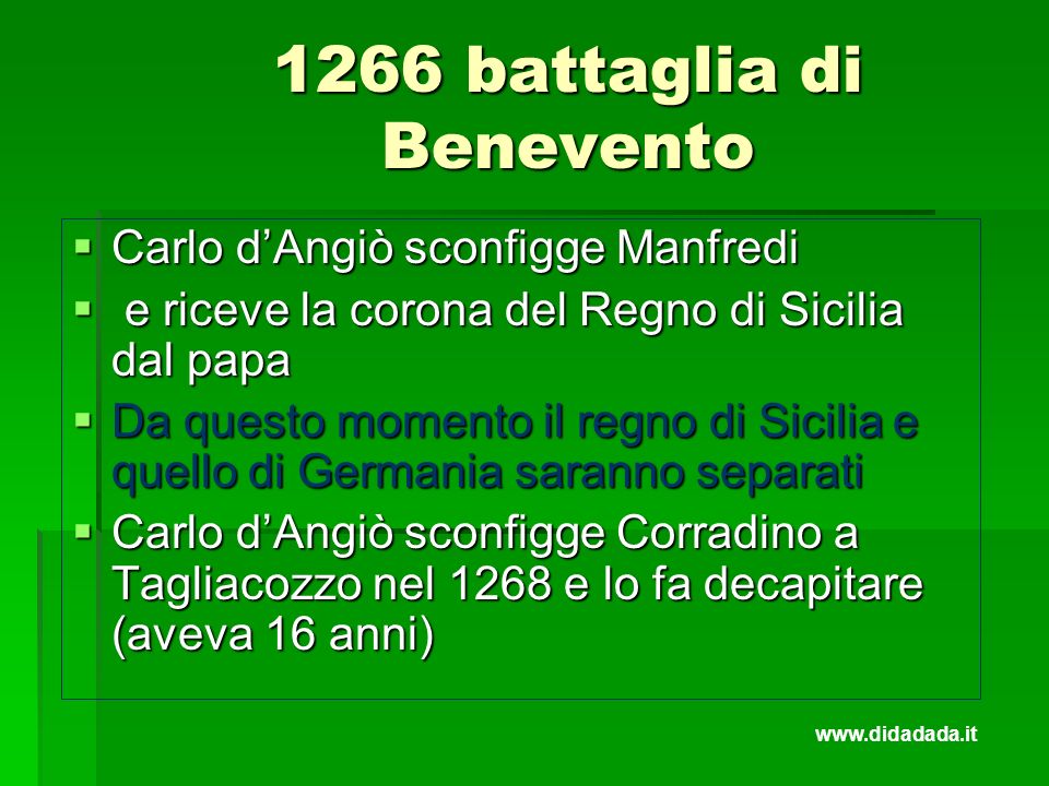 1266 battaglia di Benevento