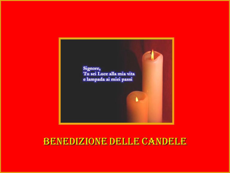 Benedizione delle candele