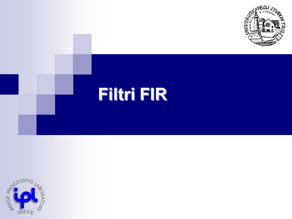 Filtri FIR