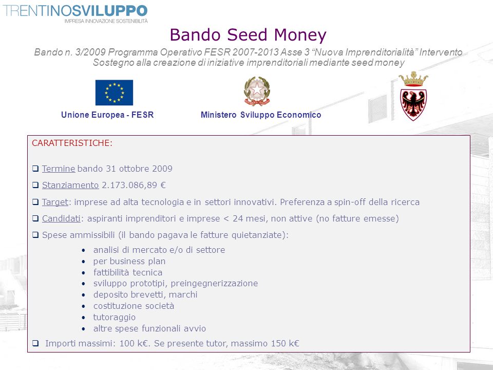 Bando Seed Money