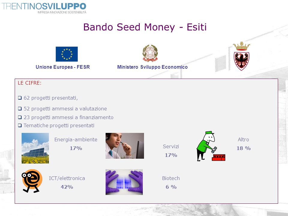 Bando Seed Money - Esiti