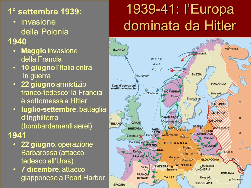 : l’Europa dominata da Hitler