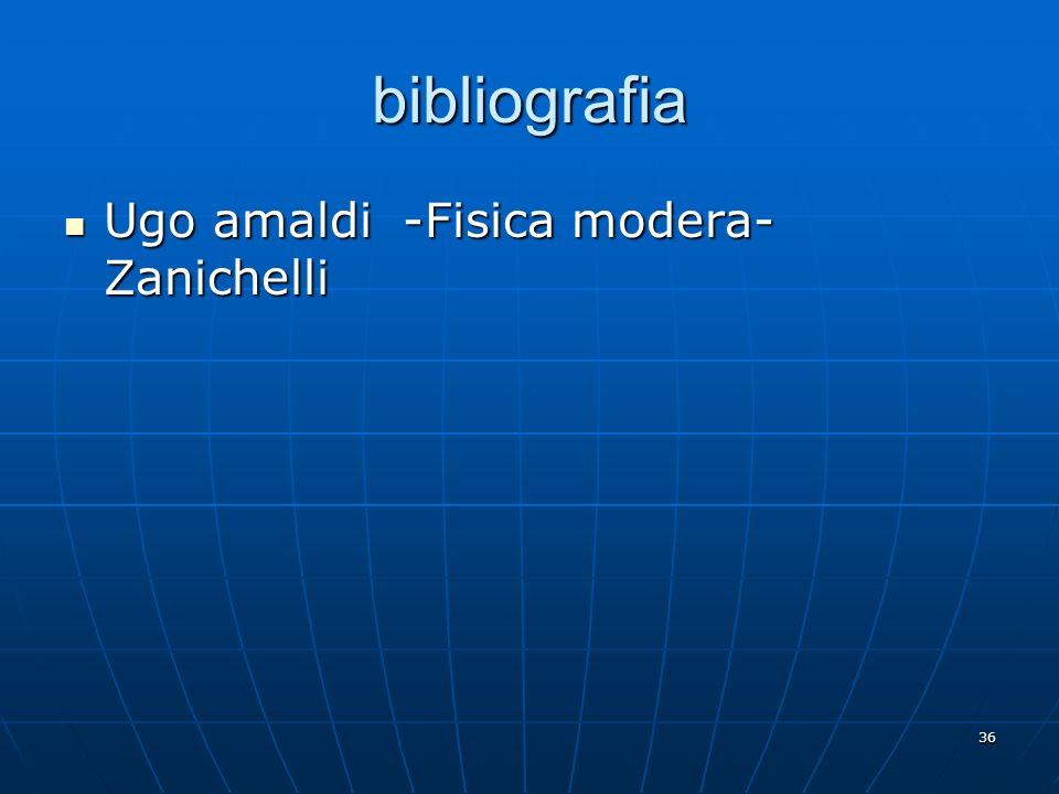 bibliografia Ugo amaldi -Fisica modera-Zanichelli