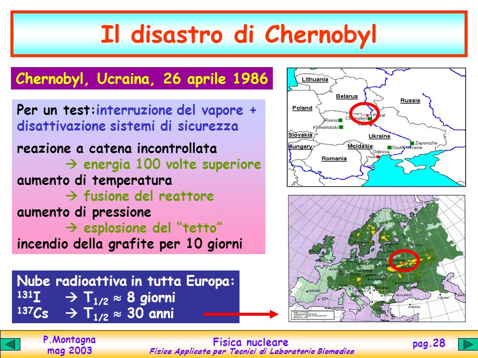 Il disastro di Chernobyl