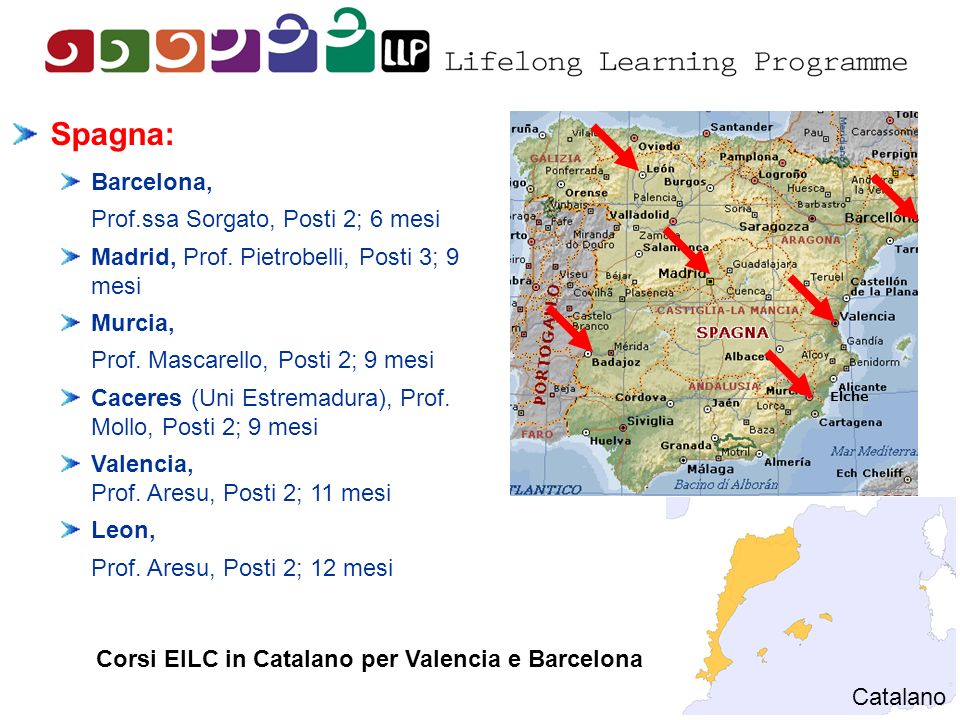 Spagna: Barcelona, Prof.ssa Sorgato, Posti 2; 6 mesi