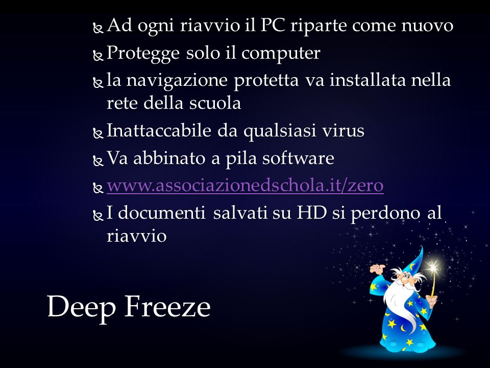 Deep Freeze Ad ogni riavvio il PC riparte come nuovo