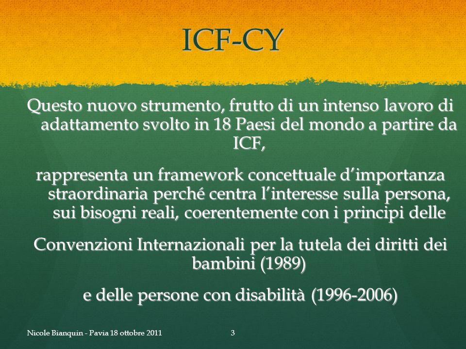 ICF-CY