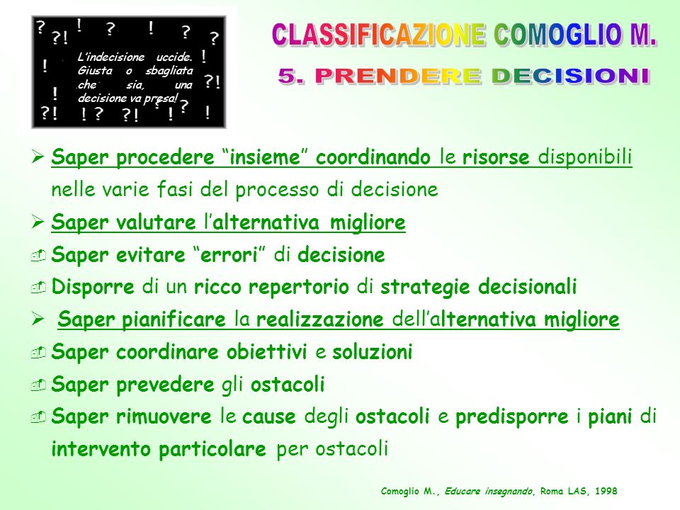 CLASSIFICAZIONE COMOGLIO M.
