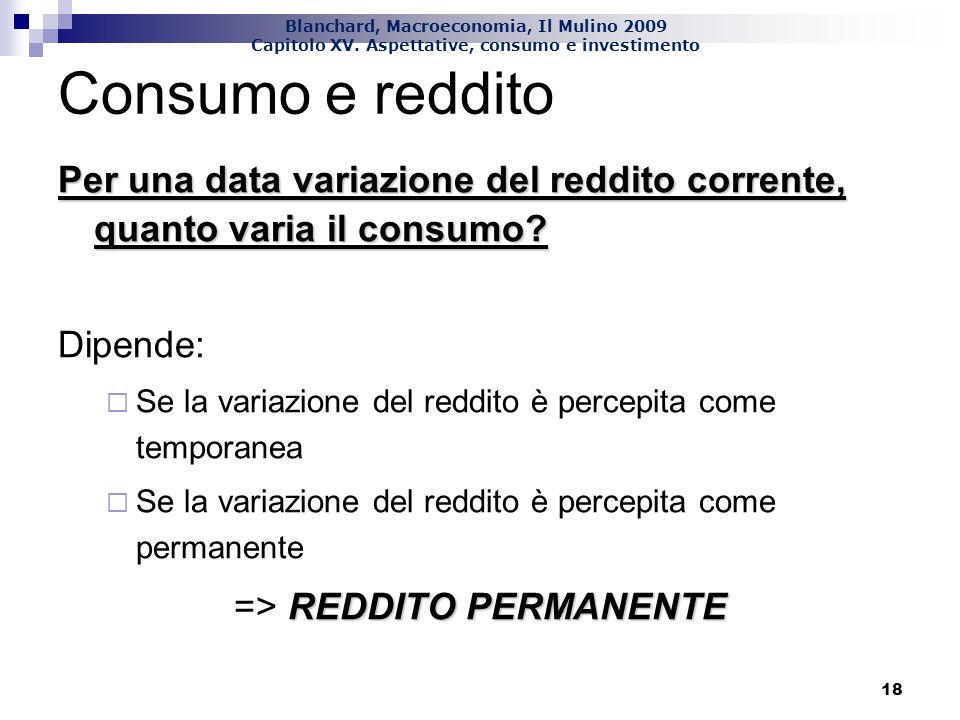 => REDDITO PERMANENTE