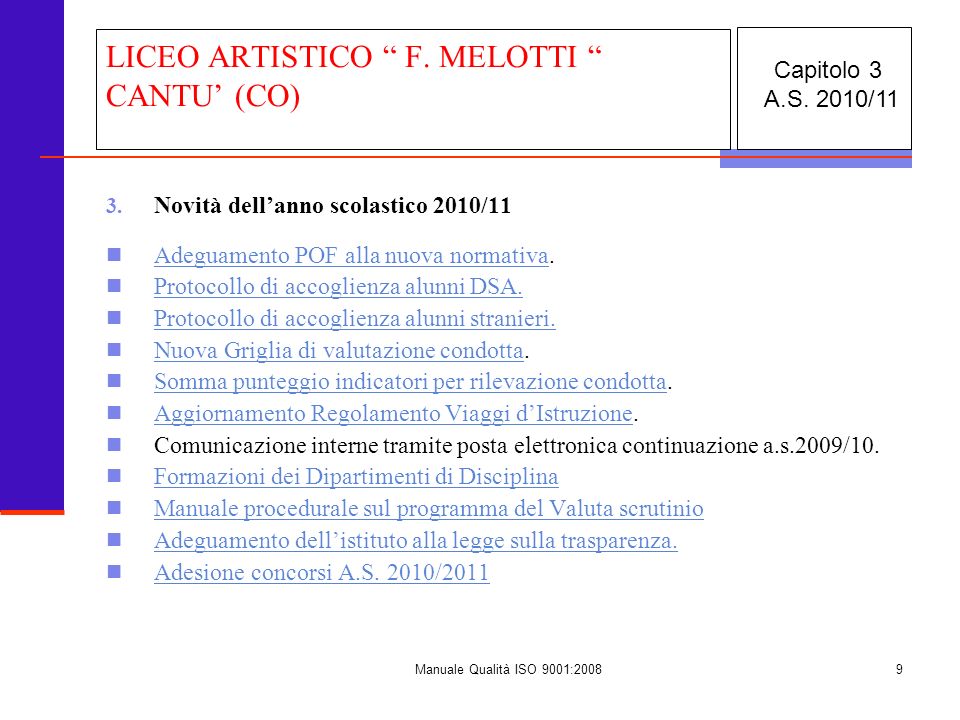 LICEO ARTISTICO F. MELOTTI CANTU’ (CO)