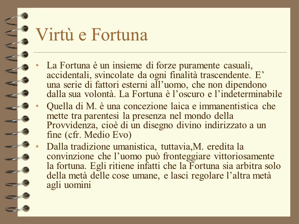 Virtù e Fortuna