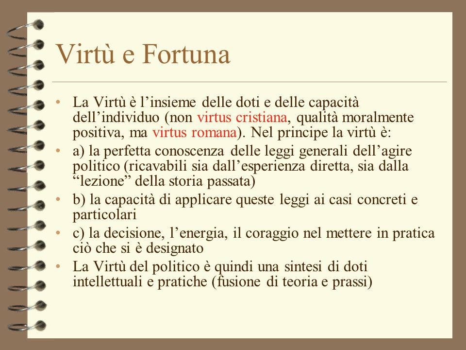 Virtù e Fortuna