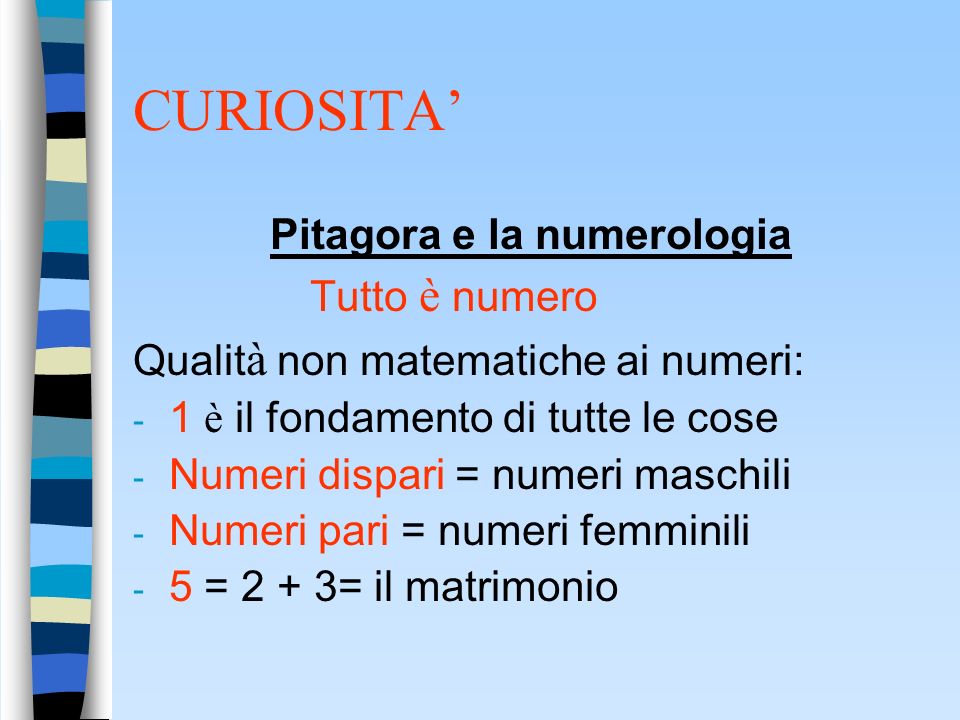 Pitagora e la numerologia