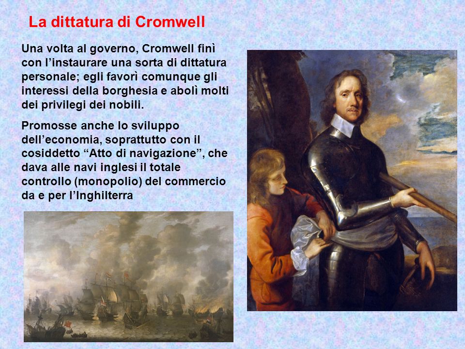La dittatura di Cromwell