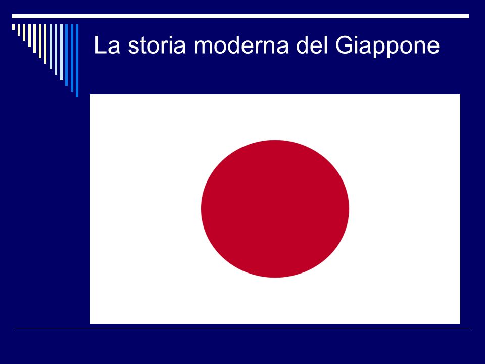 La storia moderna del Giappone