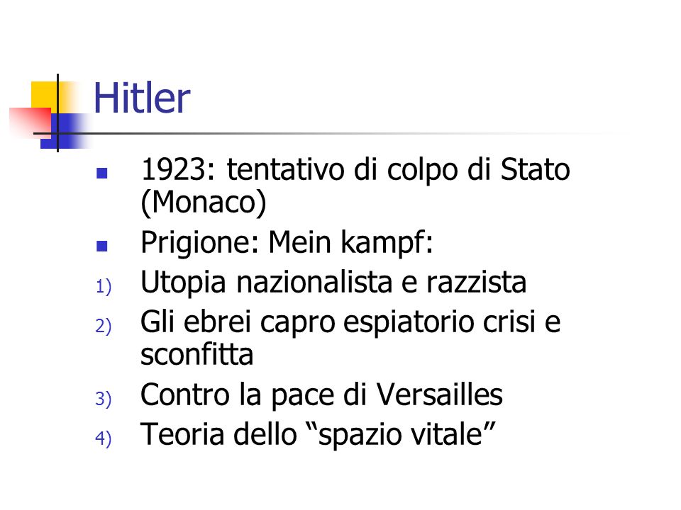 Hitler 1923: tentativo di colpo di Stato (Monaco)