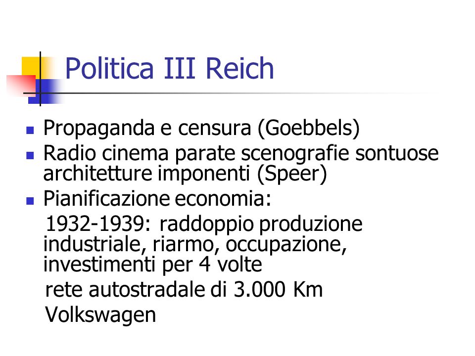 Politica III Reich Propaganda e censura (Goebbels)