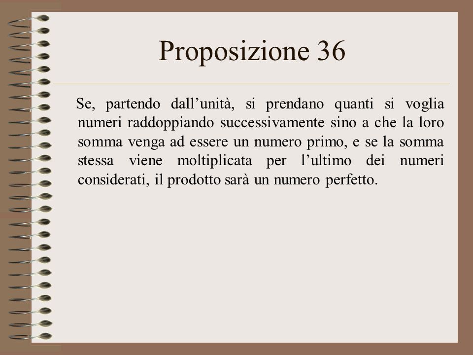 Proposizione 36