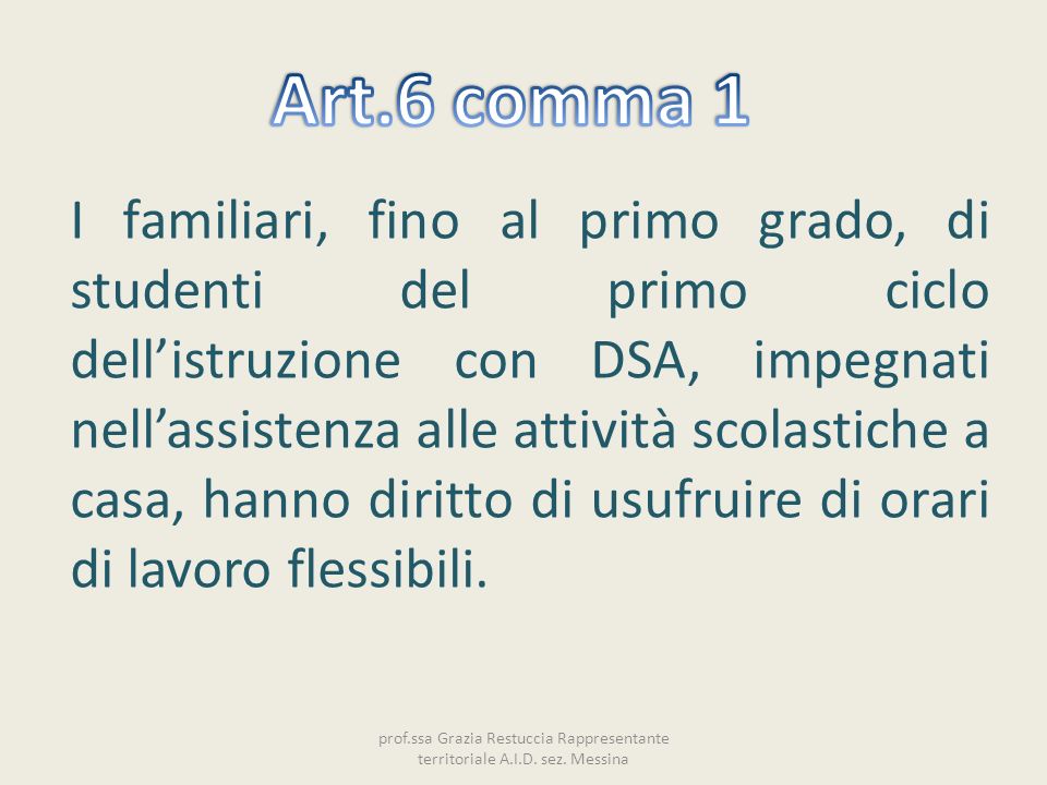 Art.6 comma 1