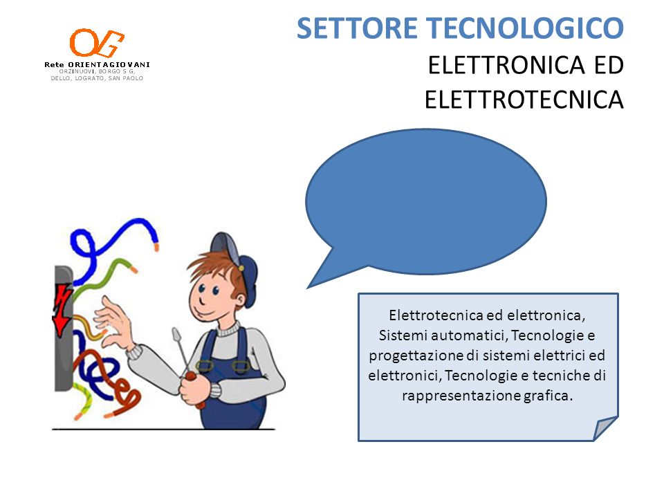 SETTORE TECNOLOGICO ELETTRONICA ED ELETTROTECNICA