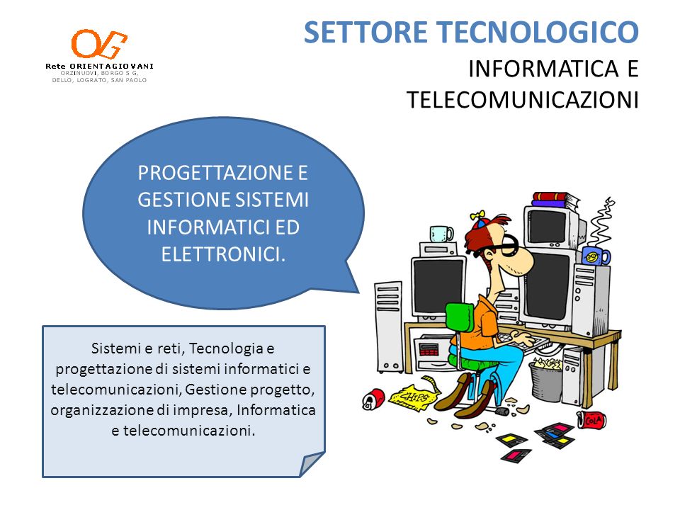 SETTORE TECNOLOGICO INFORMATICA E TELECOMUNICAZIONI