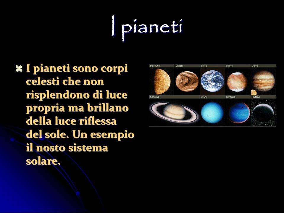 I pianeti