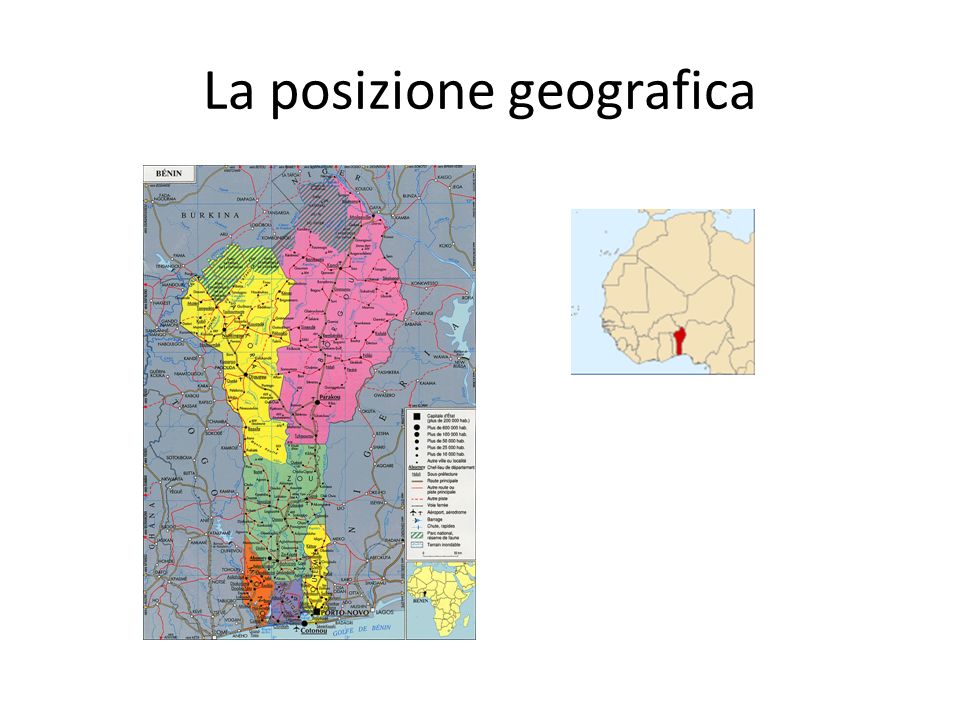 La posizione geografica